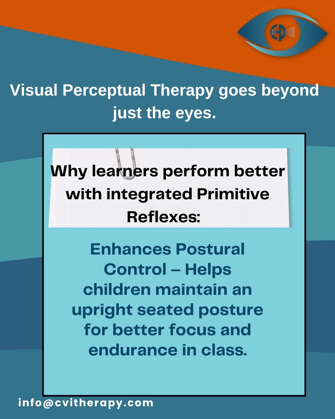 Elsa - Visual a perceptual skills is so much more than just eyesight. # ...