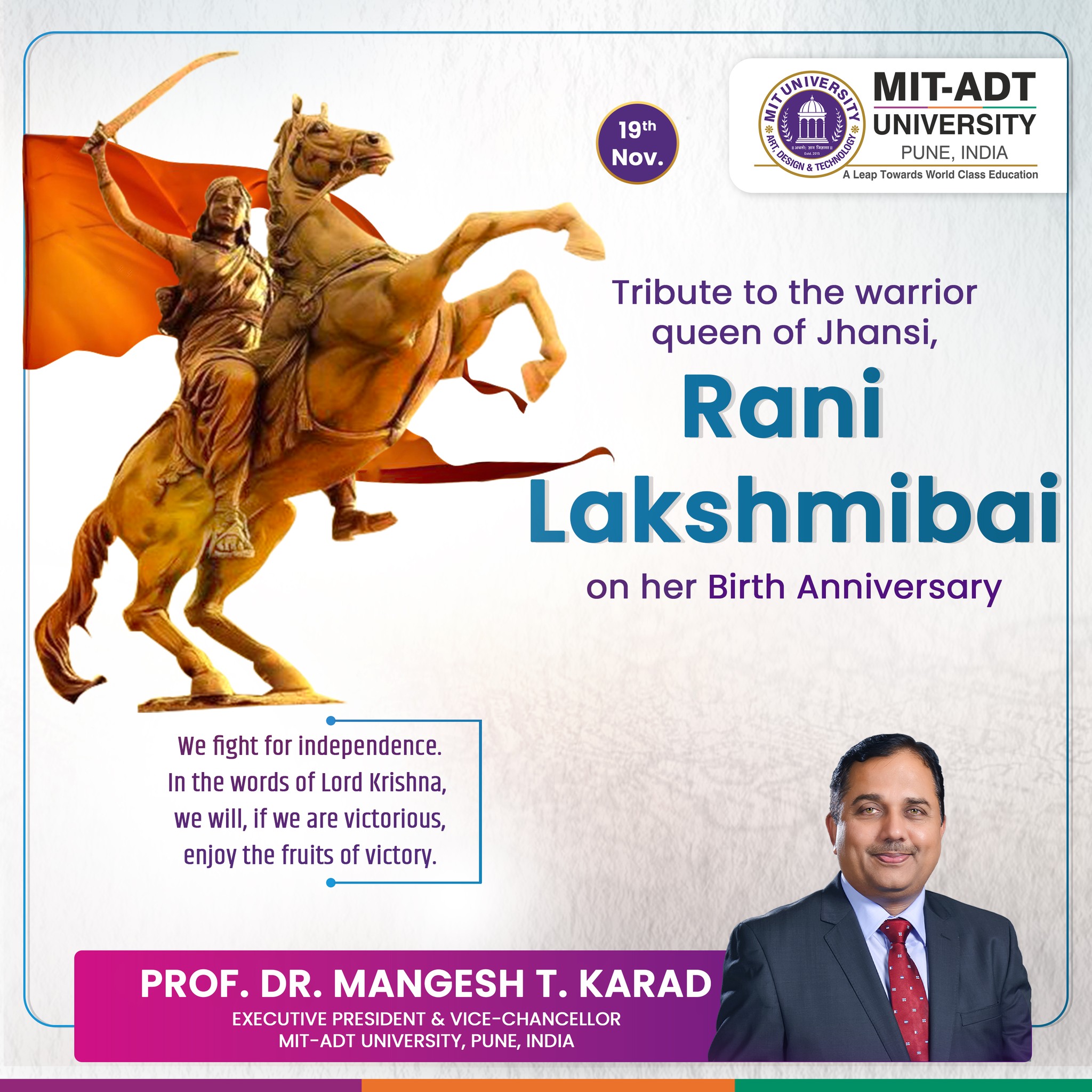 Dr. - Remembering the Queen of Jhansi 