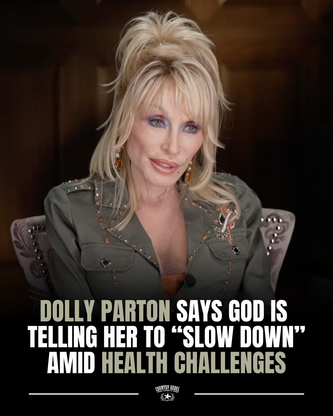 Country Rebel - Less than two weeks ago, Dolly Parton... | Facebook