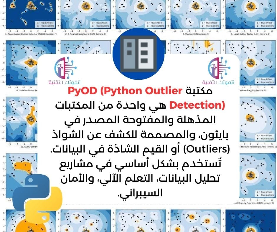 أتموتك التقنية - مكتبة PyOD (Python Outlier Detection) هي...