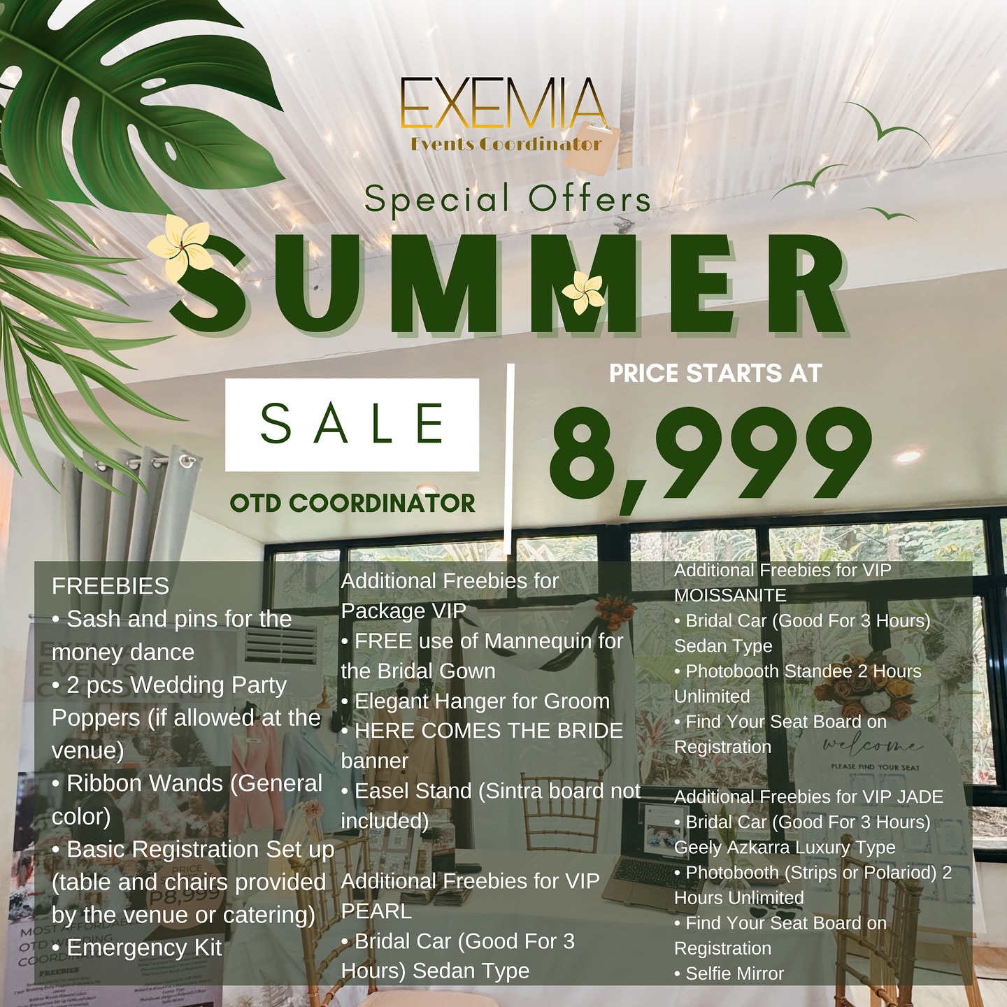 🌞 Exemia Summer Promo 2025 🌞... - Exemia Event Coordinator | Facebook