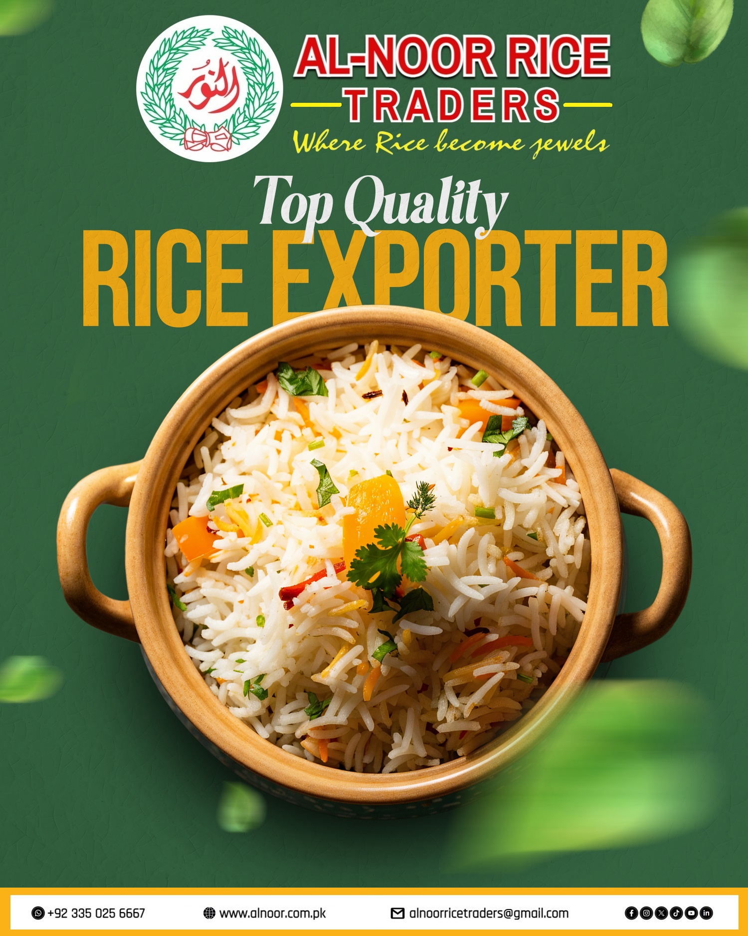 AL-NOOR RICE TRADERS | Karachi