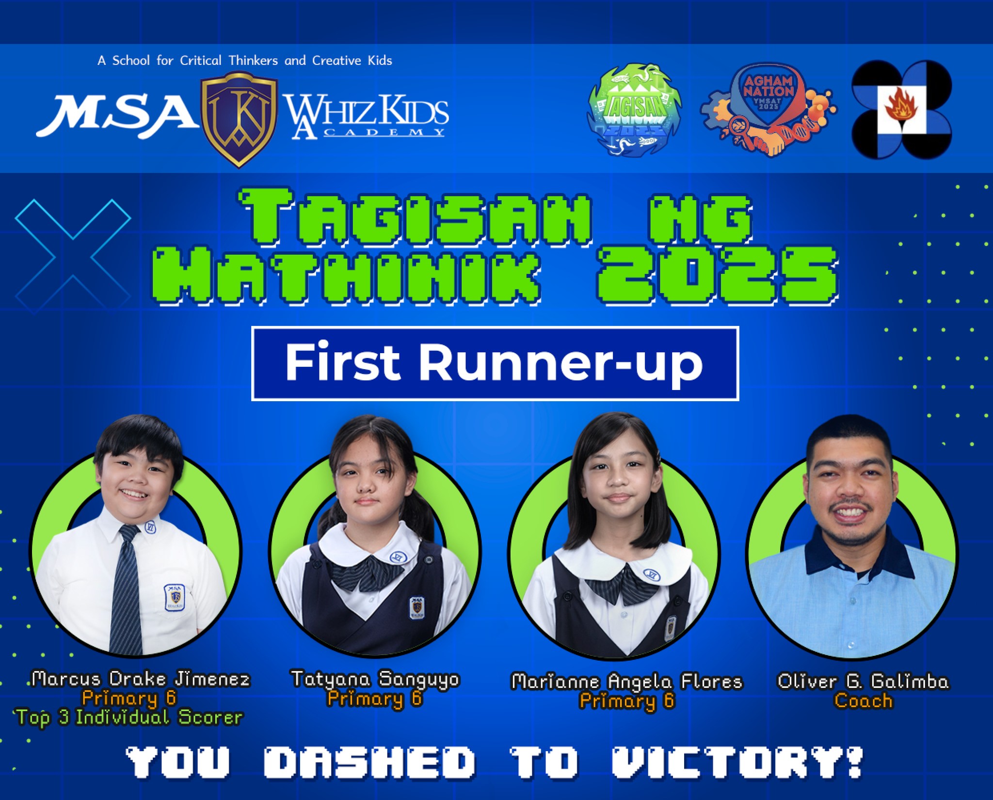 MSA - Congratulations to Marcus Drake Jimenez, Tatyana Sanguyo ...