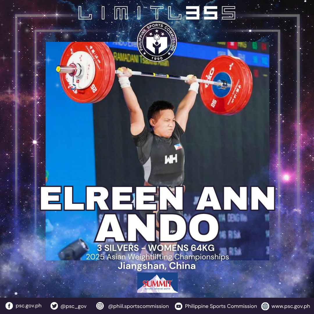 Philippine - Two-time Olympian Elreen Ann Ando added three more silver ...