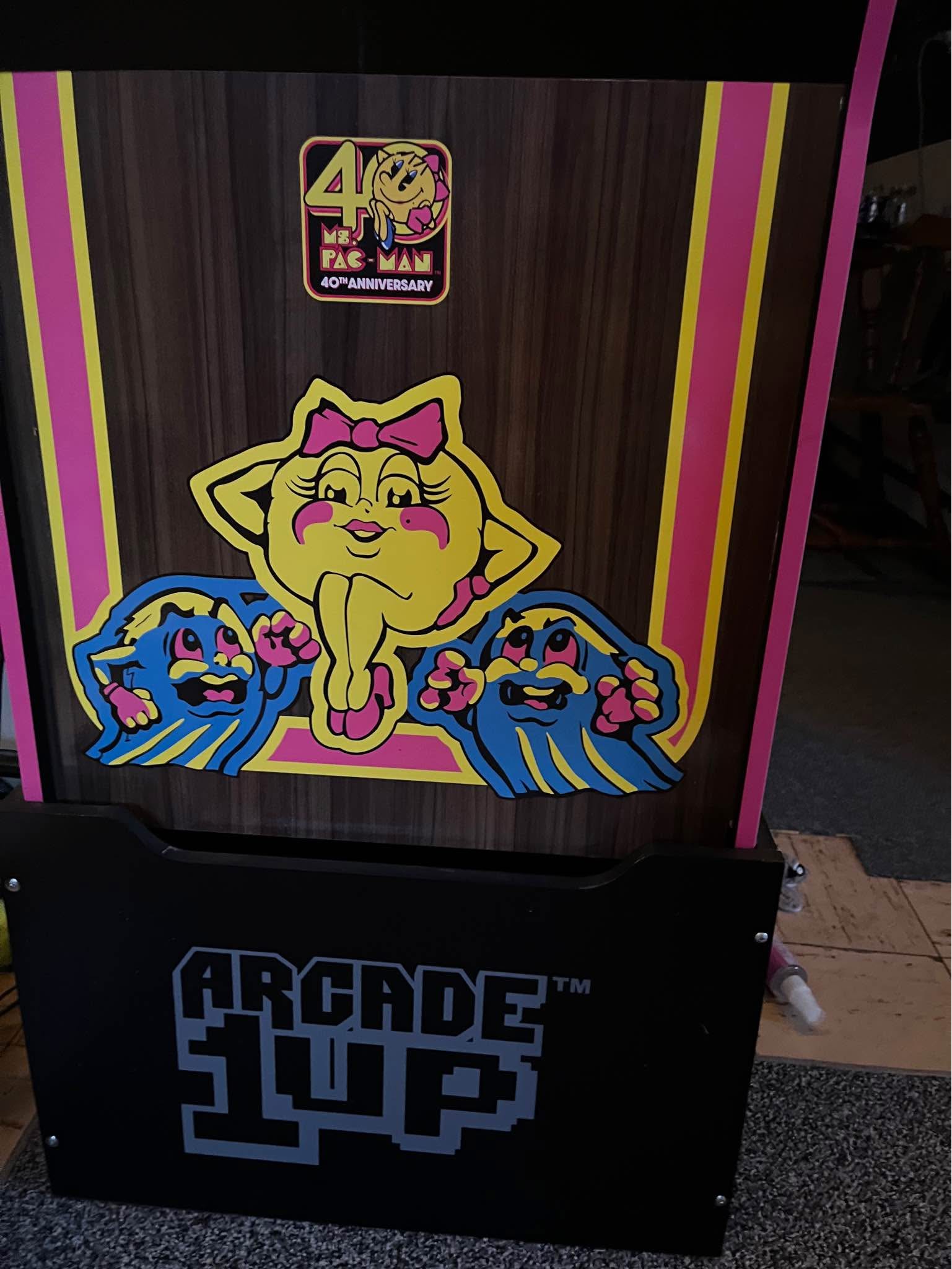 Arcade 1UP Mrs. Pac Man Machine with 1ft riser - Slot Machines ...