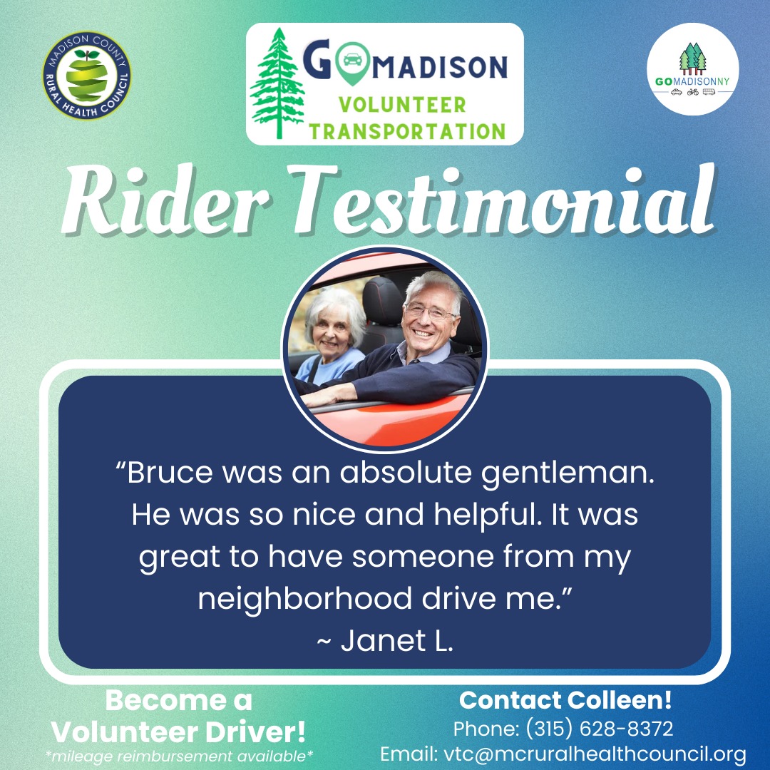Madison - 🚗 Rider Spotlight 🚗 “Bruce was an absolute gentleman. He was ...