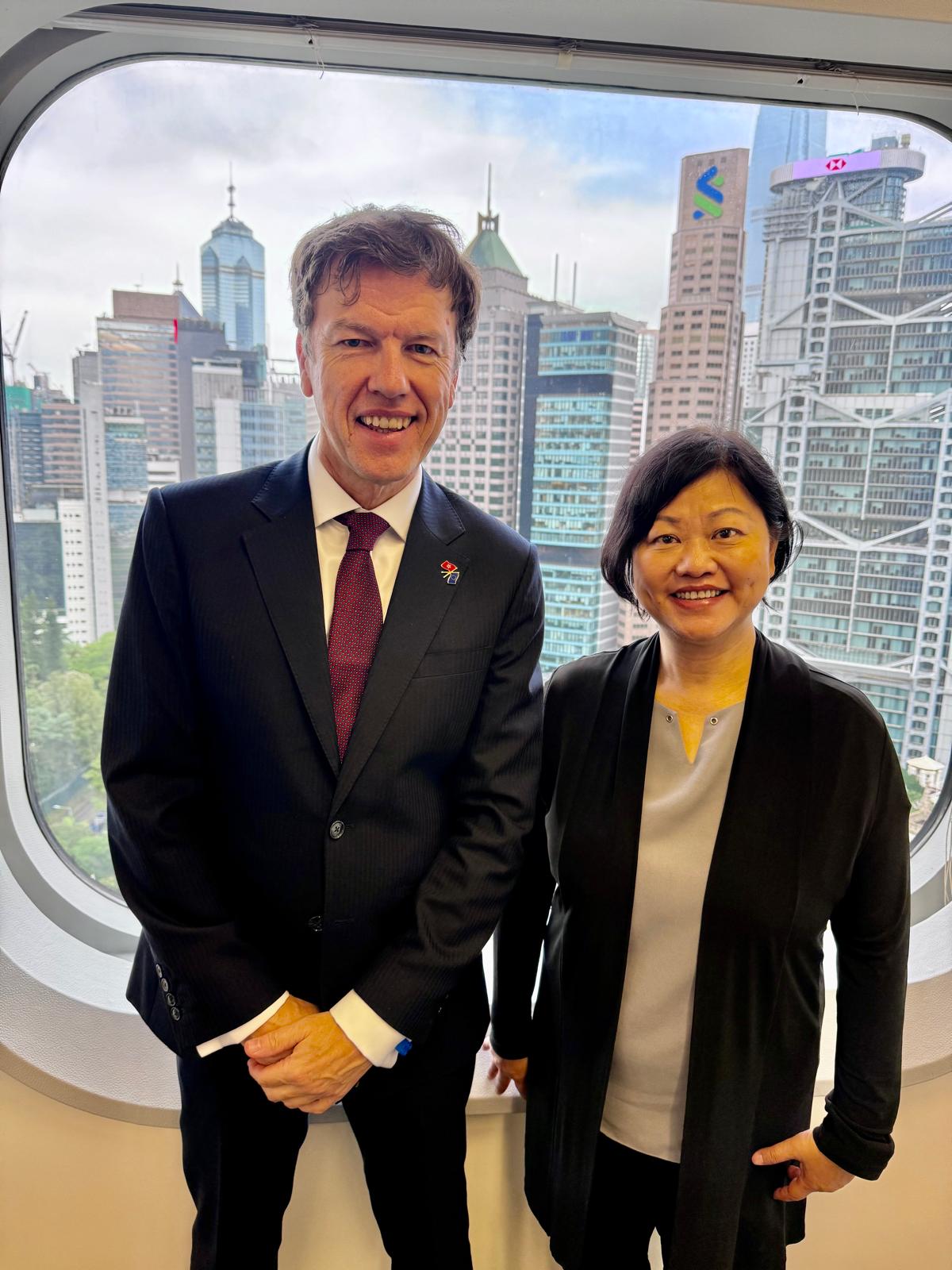 European - “Good exchange with Head of the Hong Kong Economic and Trade ...