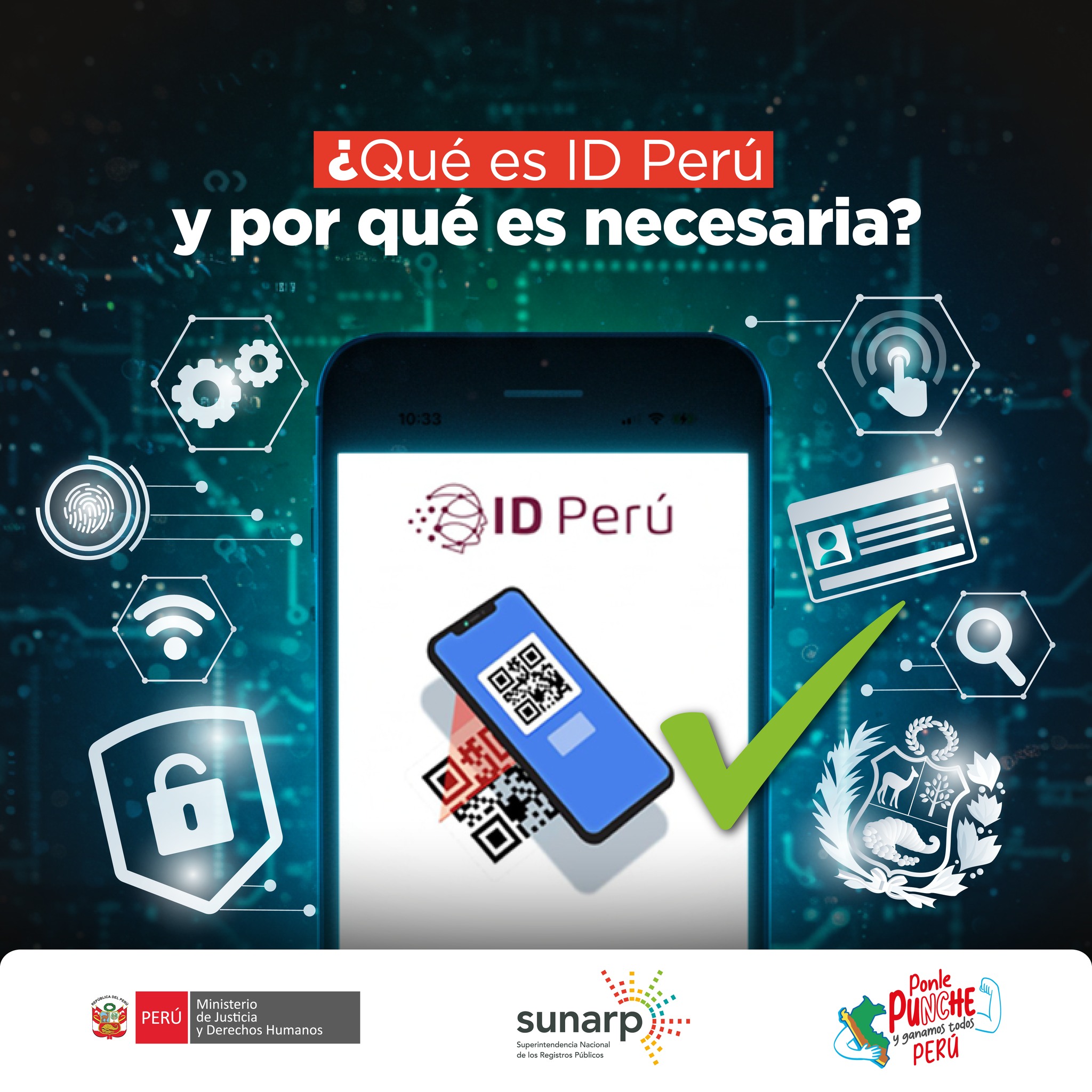 Sunarp - ¿Ya conoces ID Perú? 🔒 Es la app oficial del... | Facebook