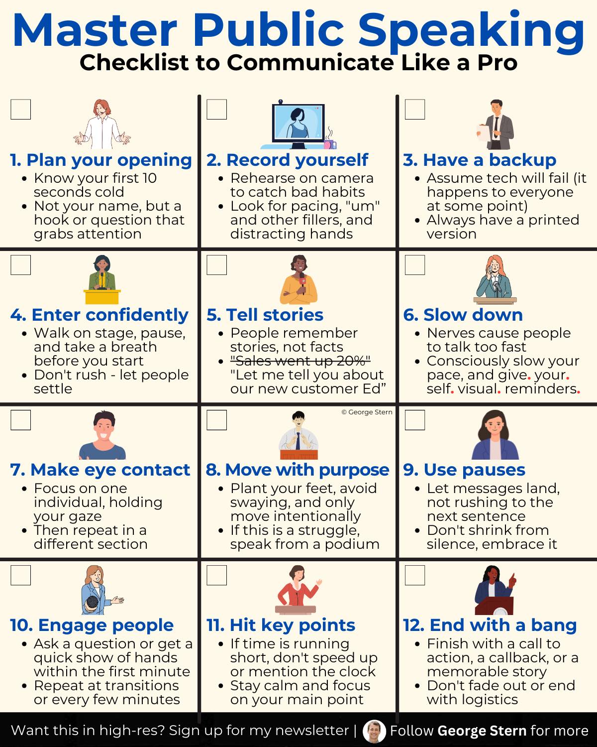 Study - MASTER PUBLIC SPEAKING LIKE A PRO - Checklist to Communicate Like a Pro # ...
