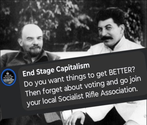 "The entire proletariat must be... - End Stage Capitalism | Facebook