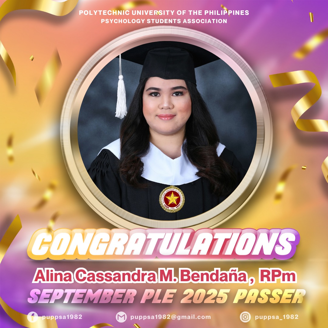 PUP Psychology... - PUP Psychology Students Association
