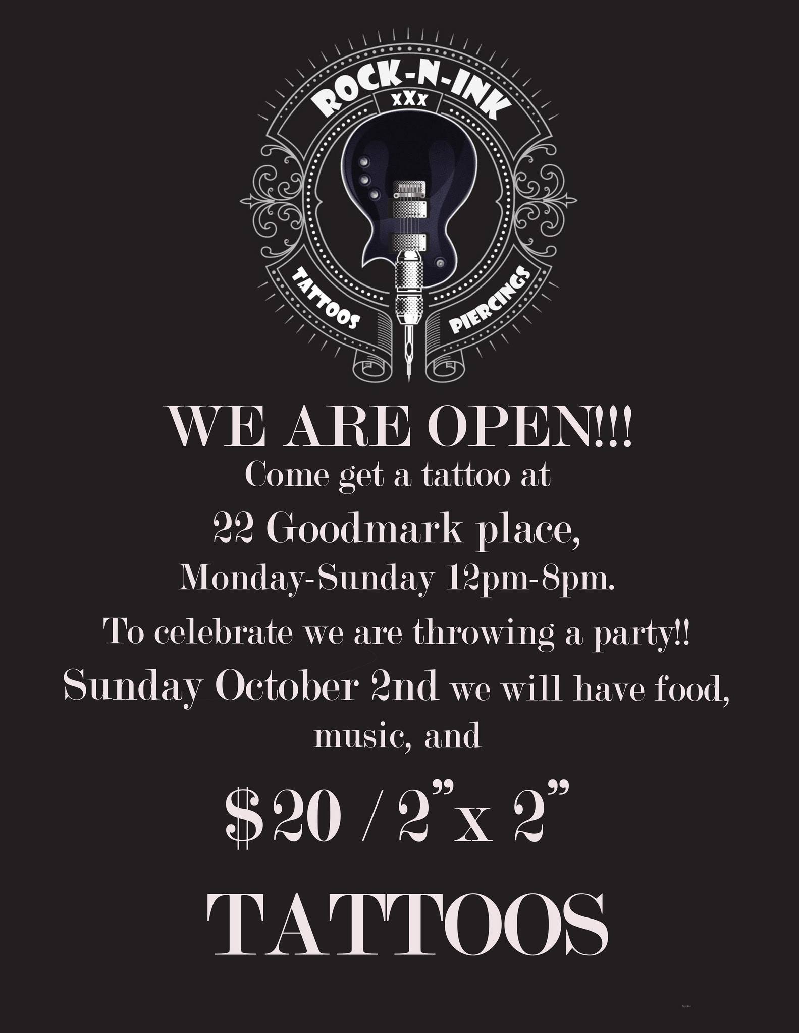 Rock n Ink | Central Etobicoke ON