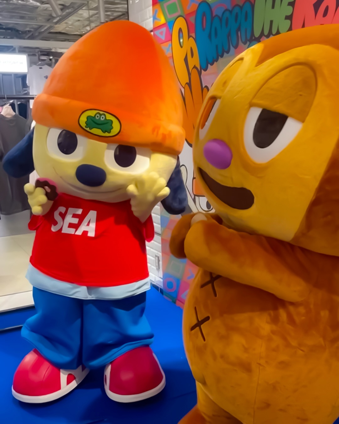 明日、5/6(火)がShibuya PARCO 5F での “Parappa The Rapper” x “WIND