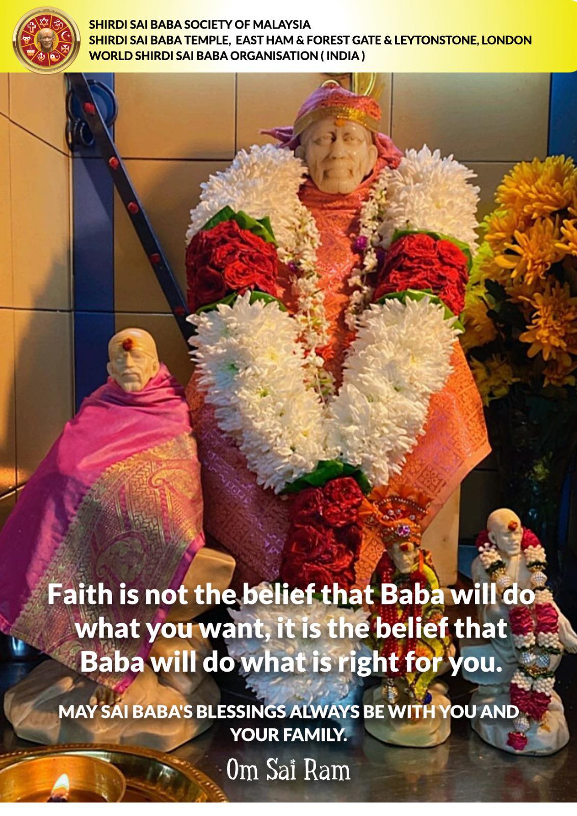 Shirdi Baba Society of... - Shirdi Baba Society of Malaysia