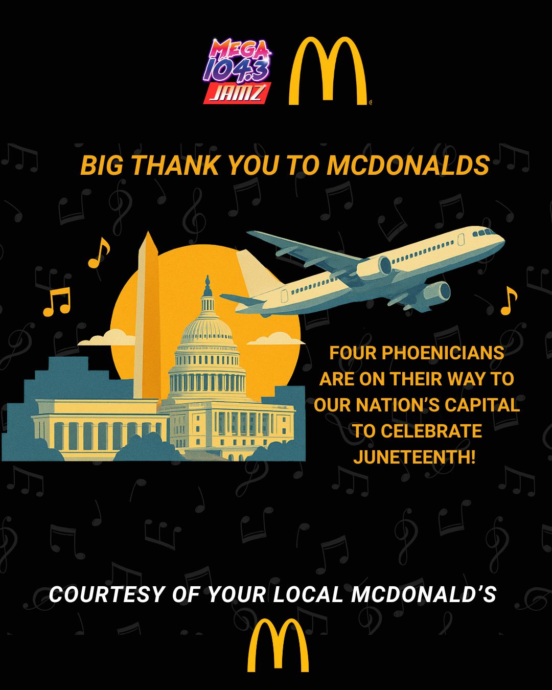 Mega 104.3 - Mega 104.3 sends a HUGE thank you to... | Facebook