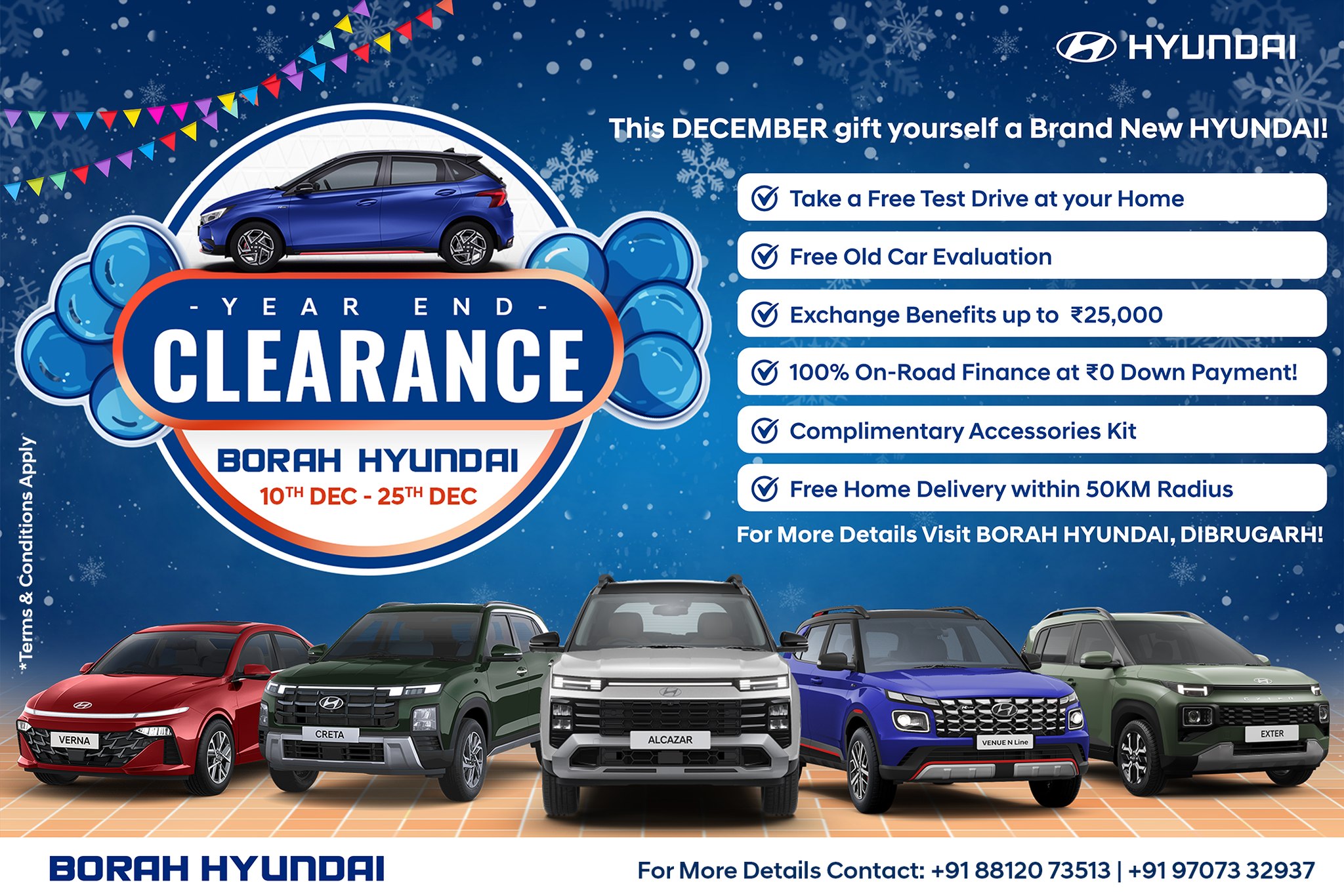 🚗✨ Year-End Clearance Sale at Borah Hyundai! ✨🚗 🎁 This