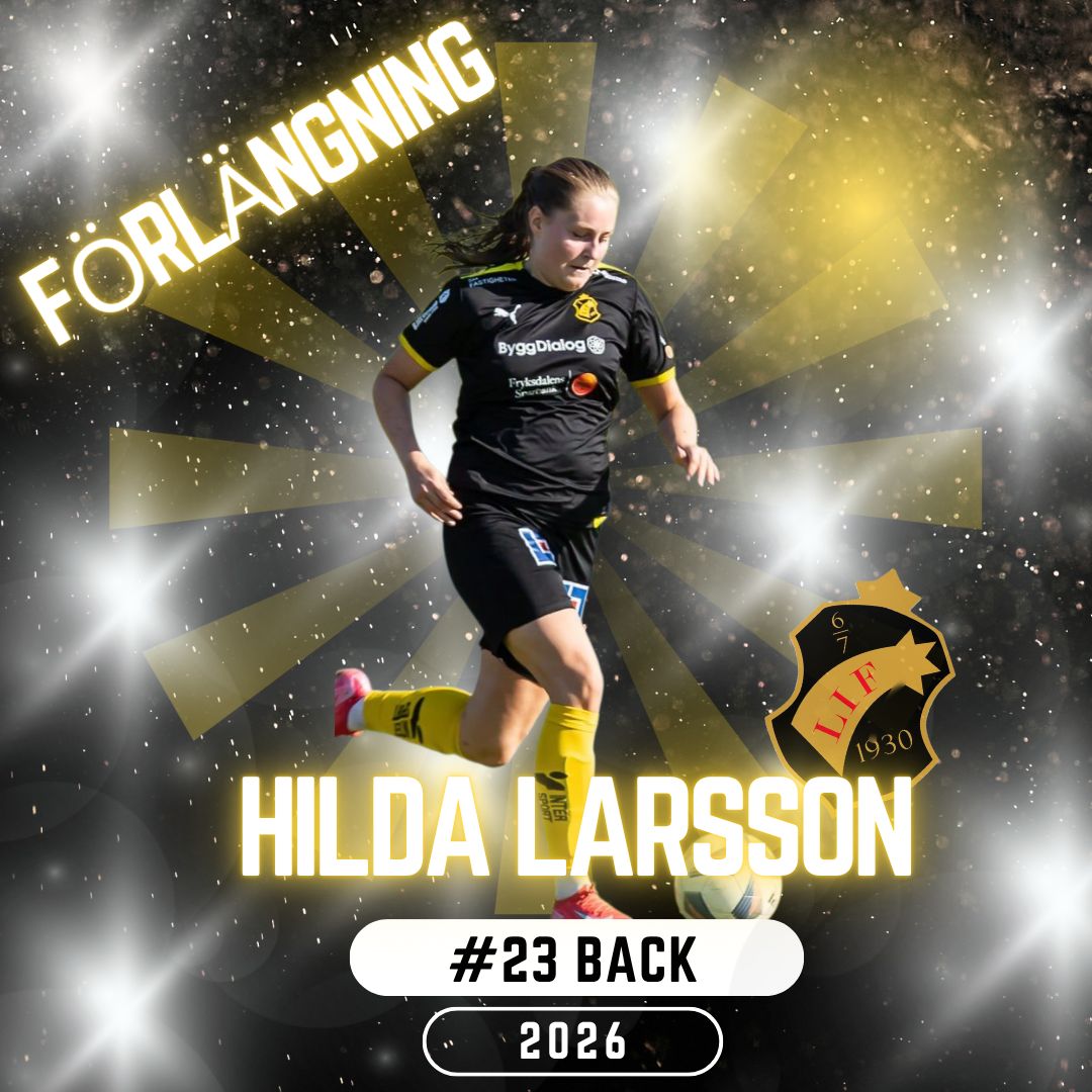 Lysviks - Hilda Larsson är klar för 2026! Efter en mycket lyckad första ...