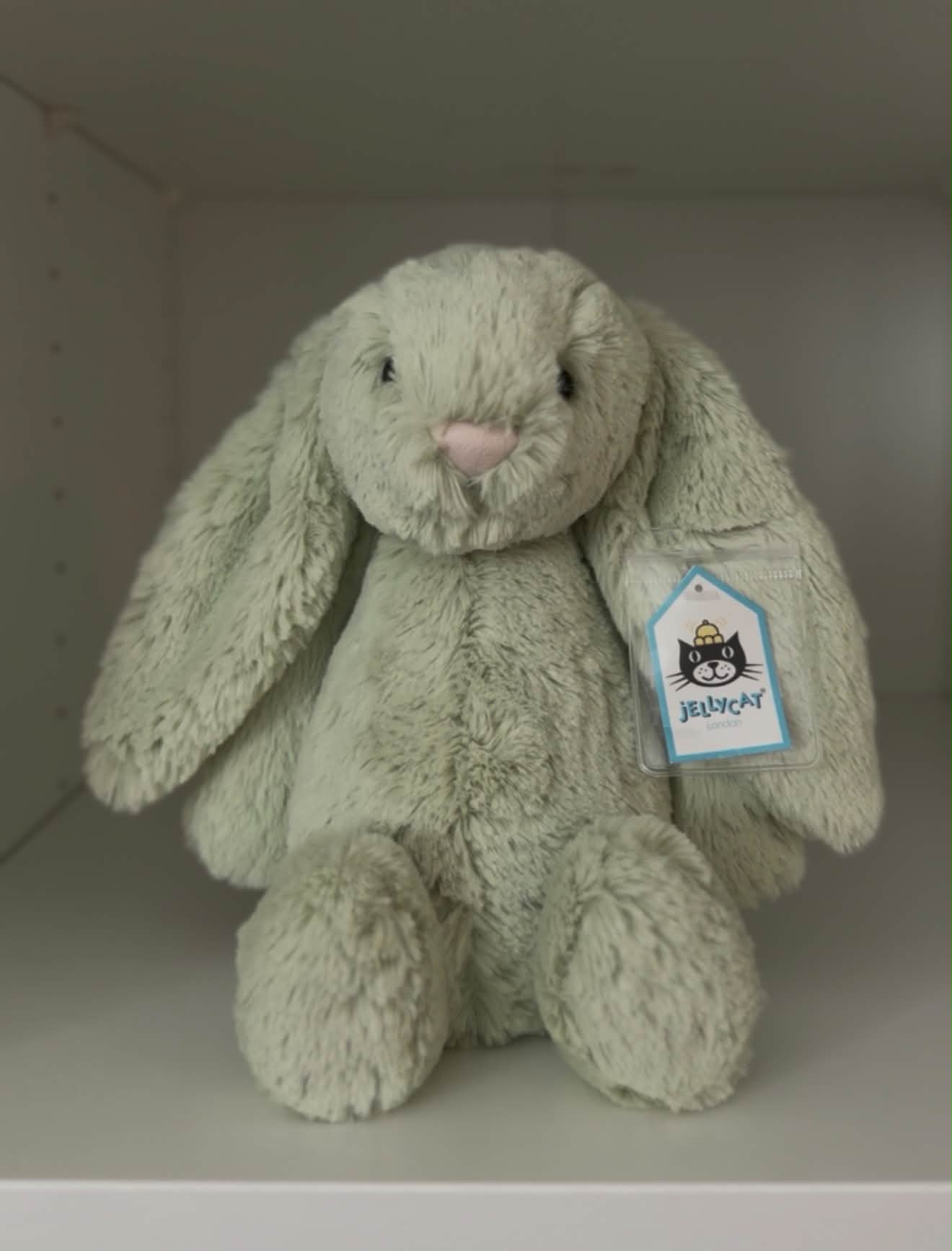 Medium Kiwi Bashful Bunny plush for sale at $2100 USD