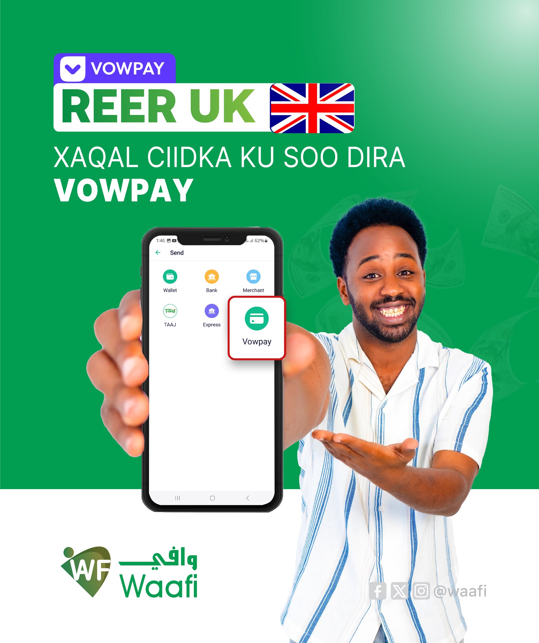 Waafi - Hoos ugu wac qof reer UK ah si uu xaqil ciidka... | Facebook