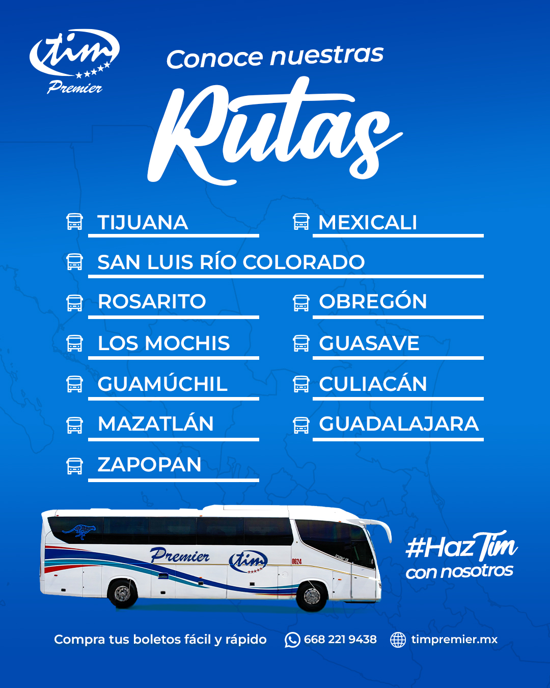 Autobuses - Conoce nuestras rutas y #HazTim con nosotros 🚎👌 🎫 Compra ...