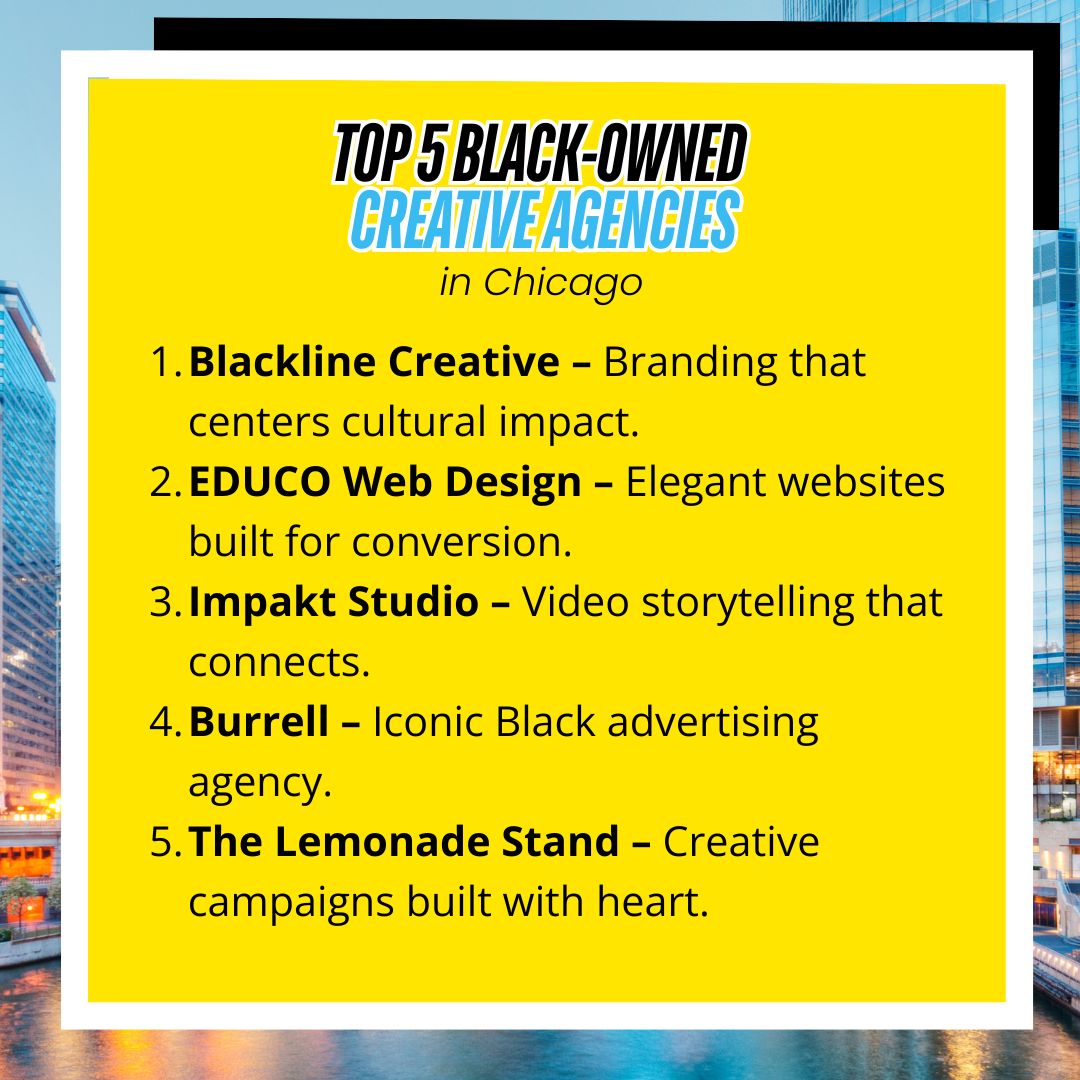The Black Mall - 🎤 Top 5 Black-Owned Creative Agencies in... | Facebook