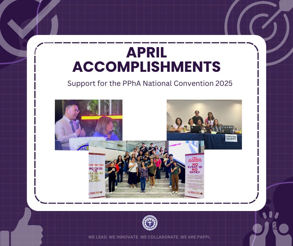 Philippine Association of Pharmacists in the Pharmaceutical Industry ...