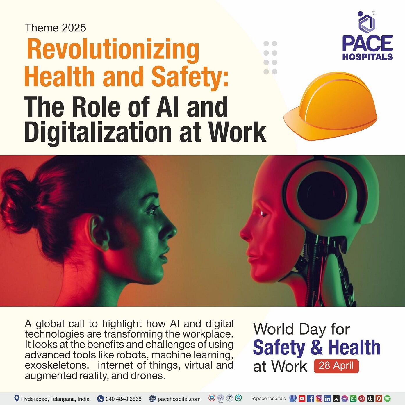 Pace - 🚀 World Day for Safety & Health at Work on 28 April 2025🤖👷‍♂️ ...