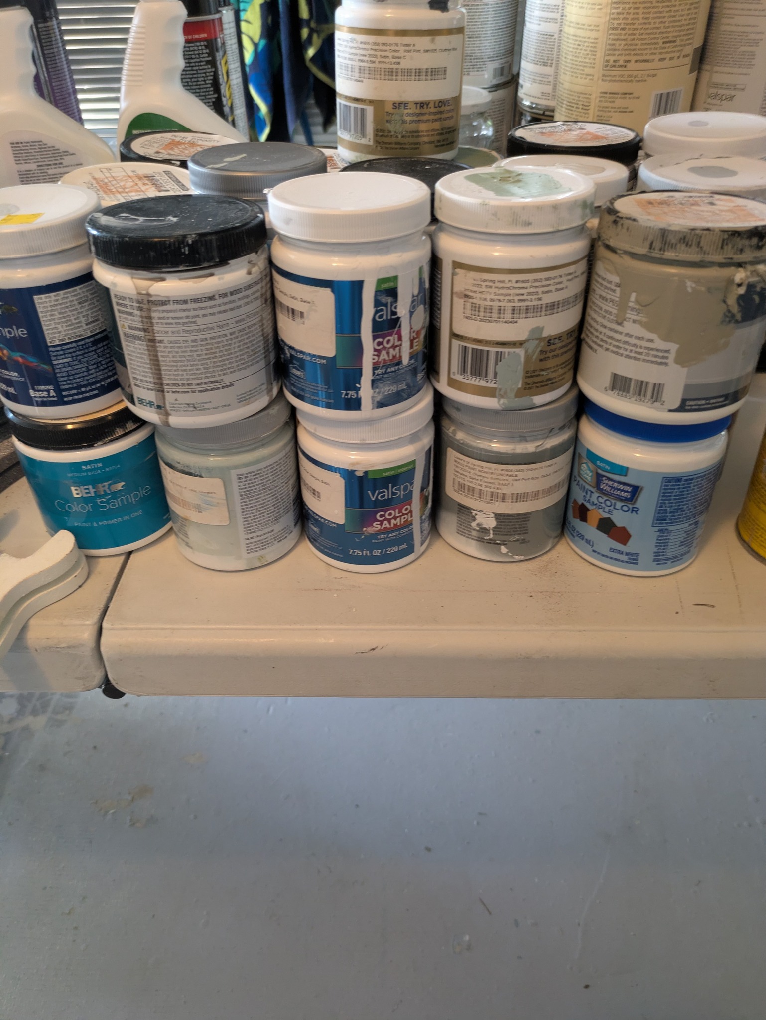 Paint samples from Lowes, Home Depot - Paint - Spring Hill, Florida ...
