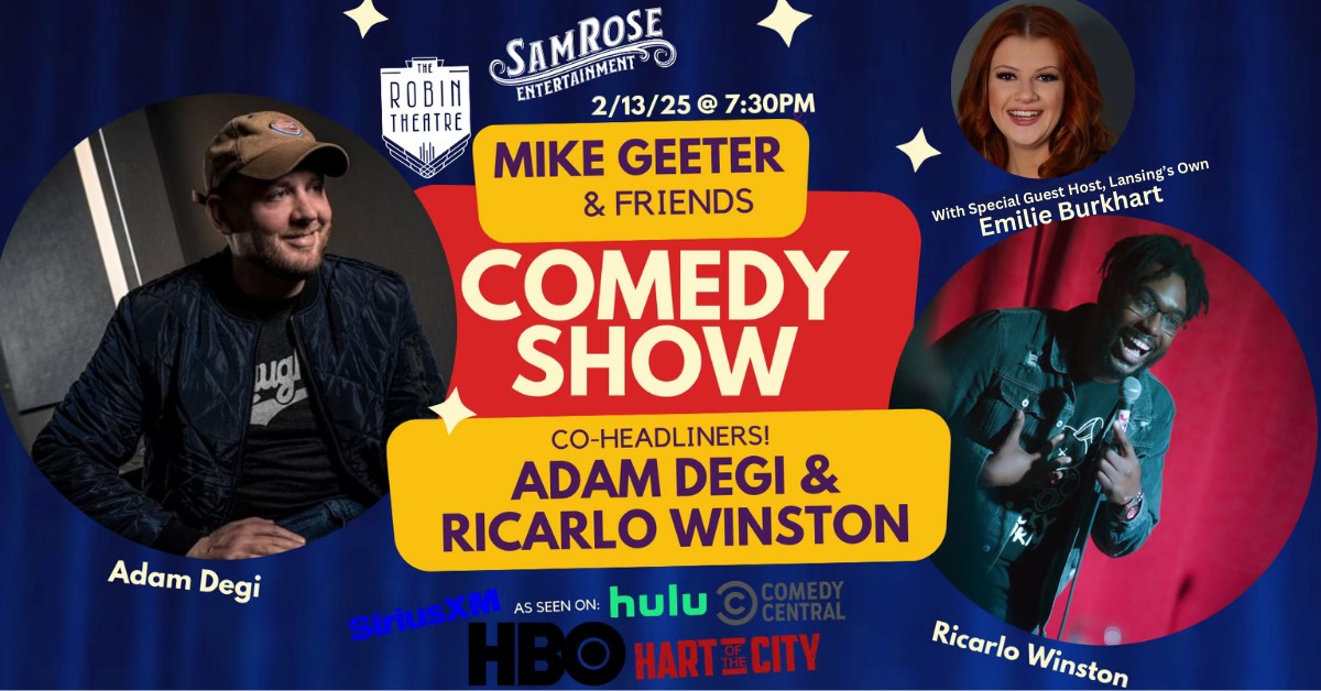 The Mike Geeter & Friends Comedy Show w/ Adam Degi & Ricarlo Winston