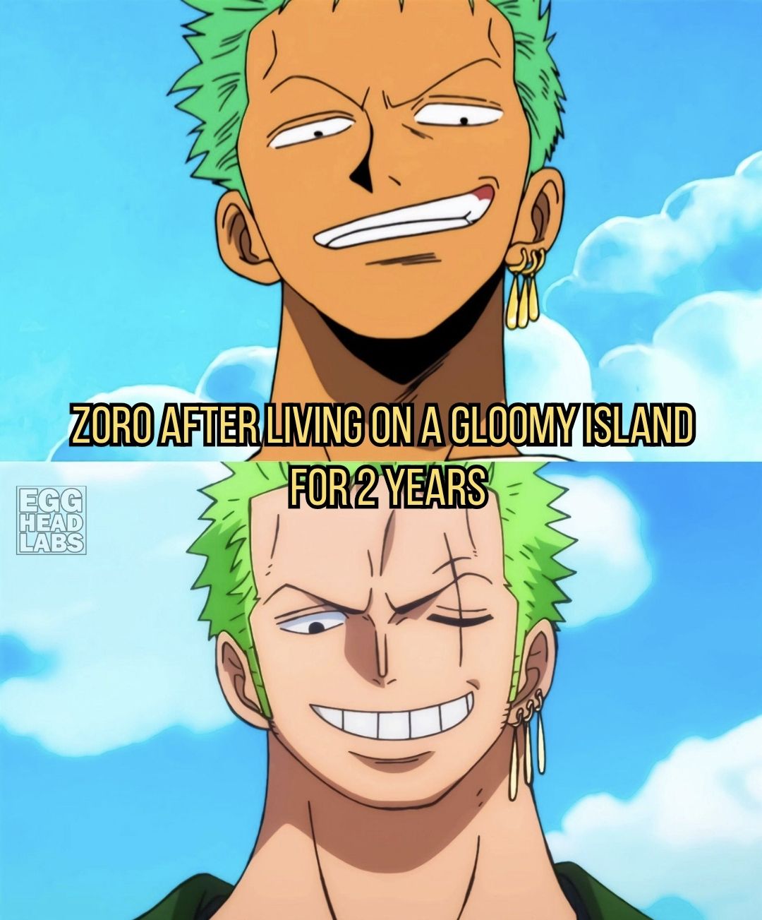 Egghead - Zoro away from UV for 2 years 🤣🤣🤣 . . #onepiece # ...