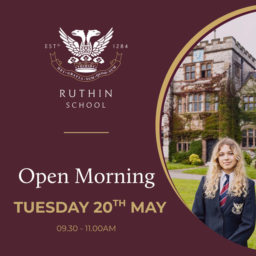 Ruthin School - Join us for our Open Morning next Tuesday.... | Facebook
