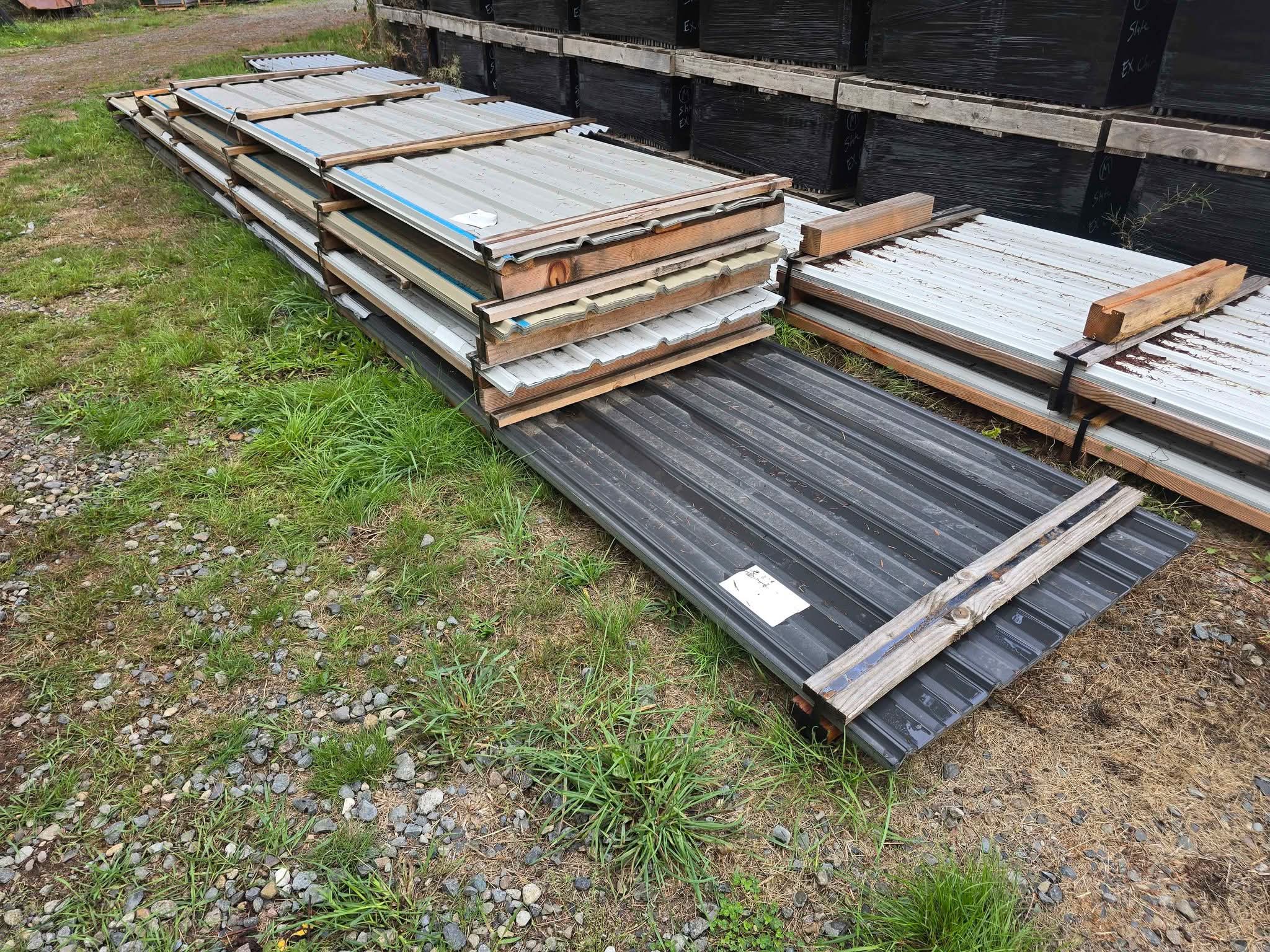 24 ft matte black delta rib roofing or siding - Fencing - Covington ...
