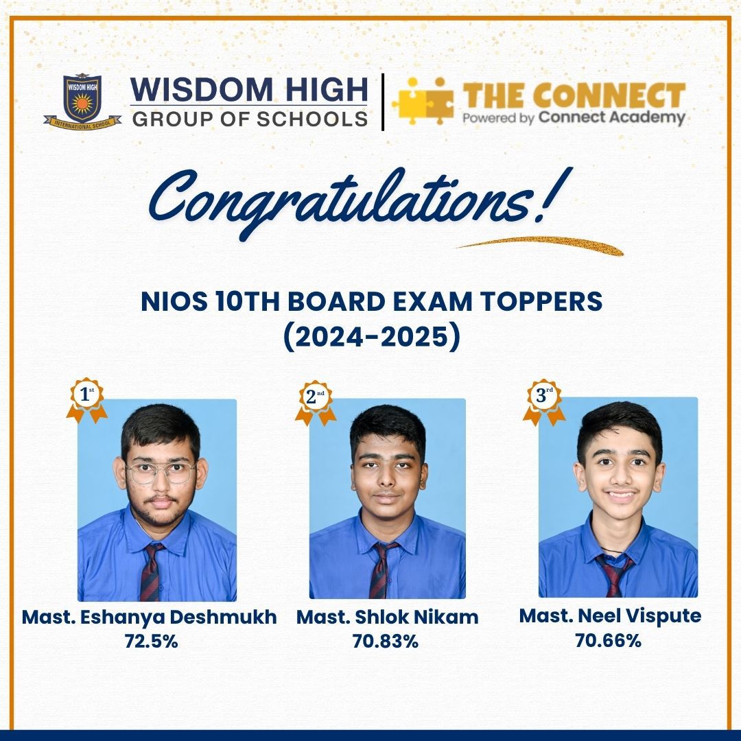 Wisdom - We are proud to celebrate the success of our NIOS 10th Board ...