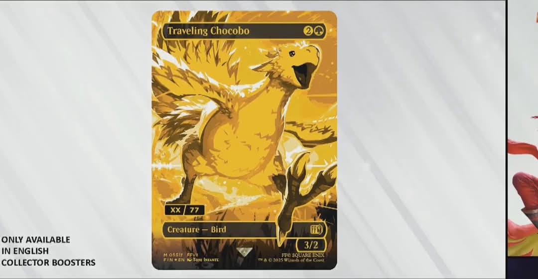 gold chocobo card mtg Amazon.com: Magic: The Gathering 2 Illustrated by Ishikawa Kenta All Magic Serialized chase card in Collector