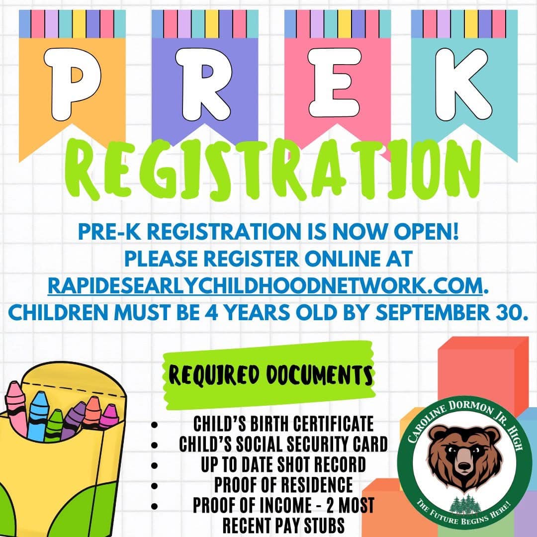 Caroline - 📢 PRE-K Registration is NOW OPEN for the 2025-2026 school ...