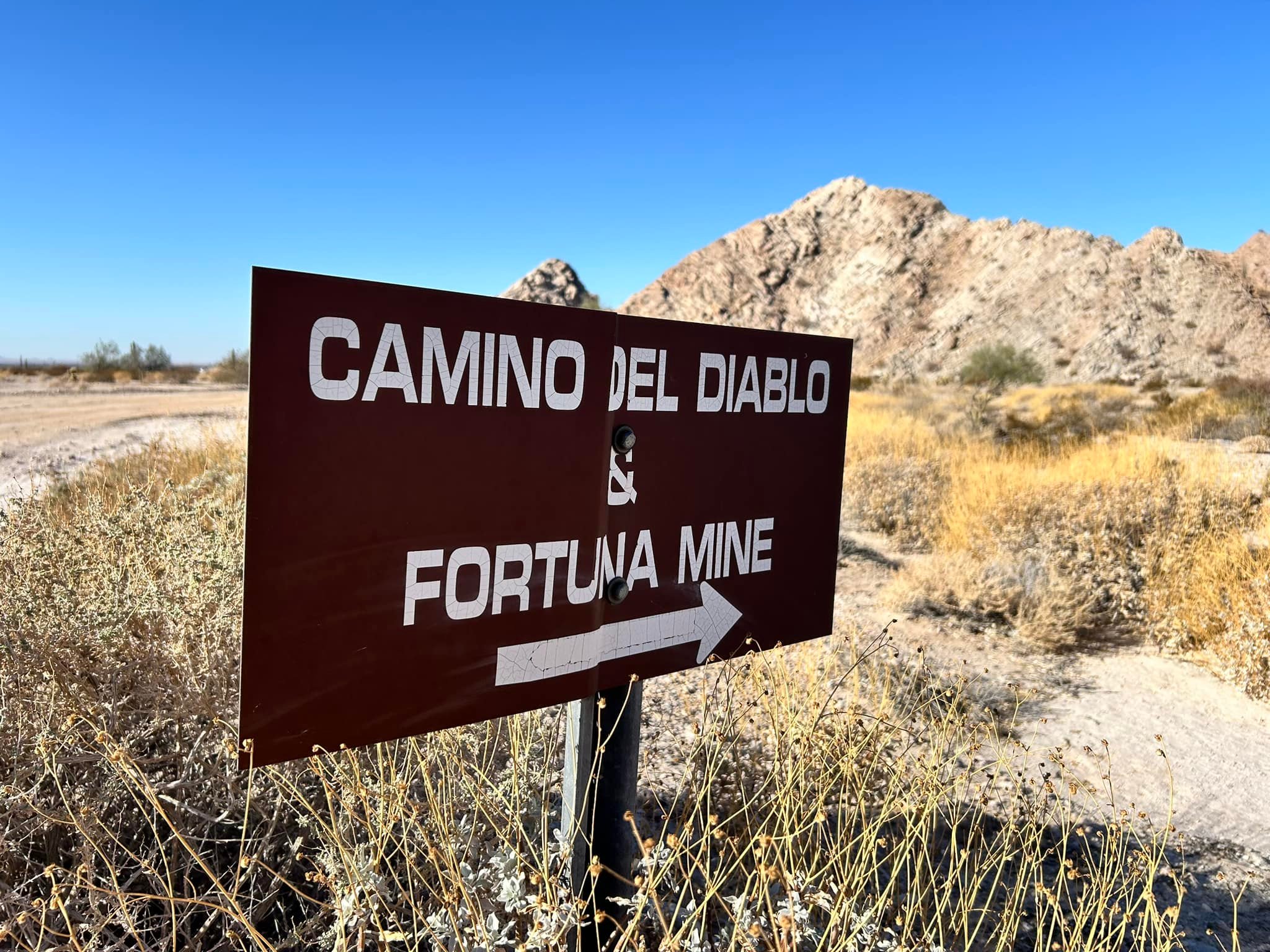 El Camino Del Diablo. (The Devil's Road) Last camping trip of the