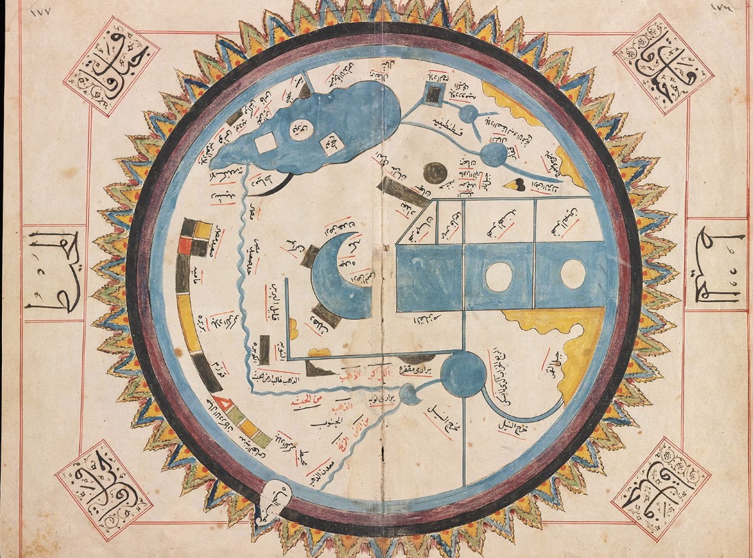 Eurasian - A map of the world from a 17th-century copy of Qazwini’s ...