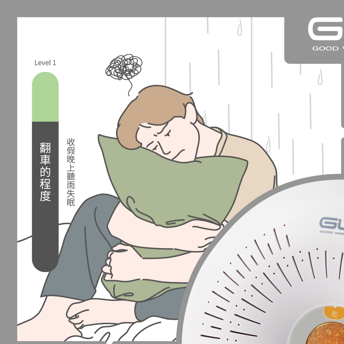 GW 水玻璃shop - 【📣長點心 翻車現場】 翻車的程度 Level 1. 收假晚上聽雨失眠...