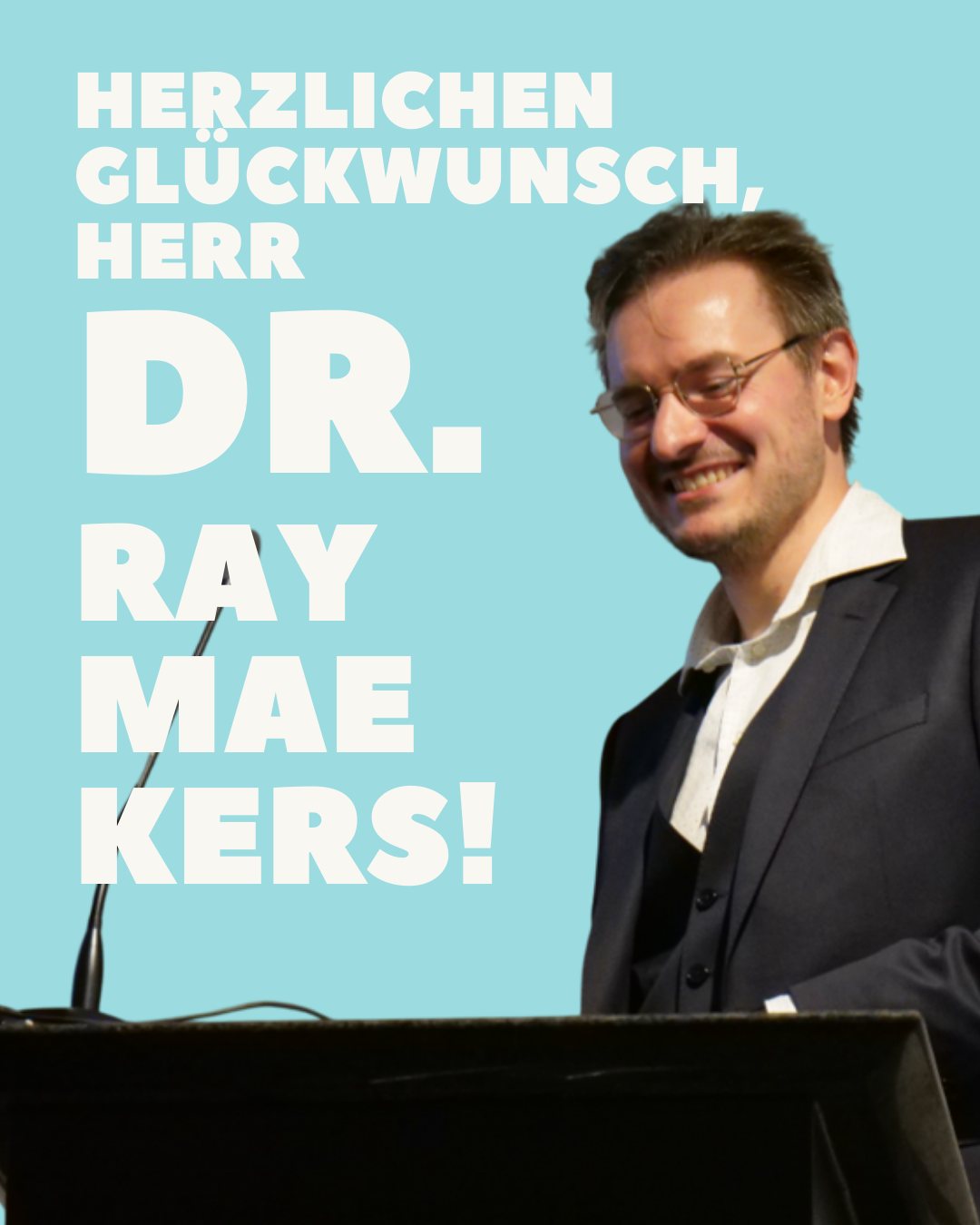 Wir gratulieren unserem Kollegen... - Deutsch in Leuven | Facebook