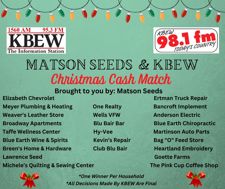 KBEW-98 - Get ready to play Christmas Cash Match! Pick up your game ...