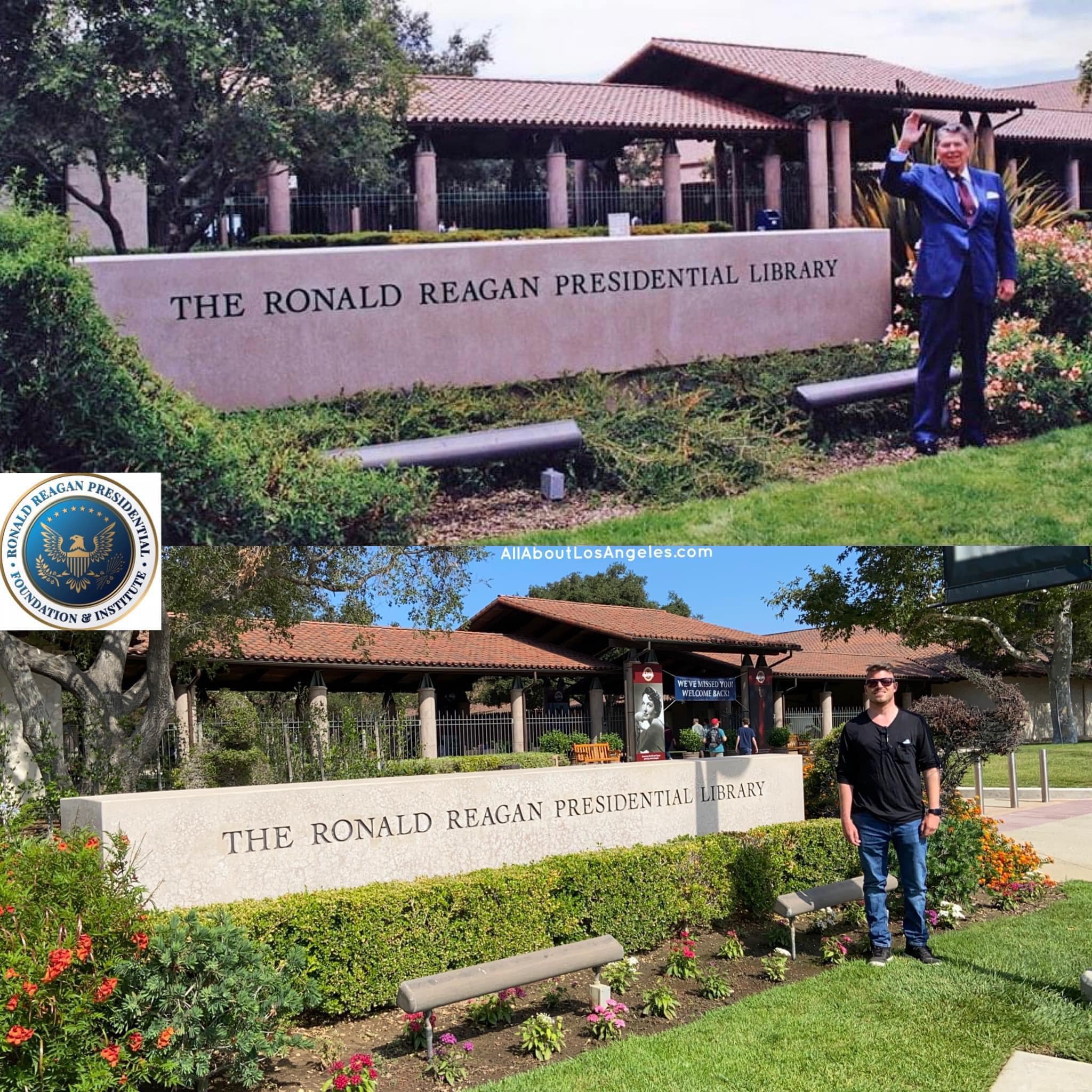 Film Locations - Then and Now | The 40th President of the United States ...