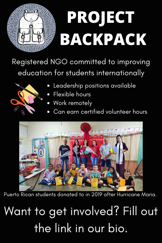 Project Backpack | Cupertino CA