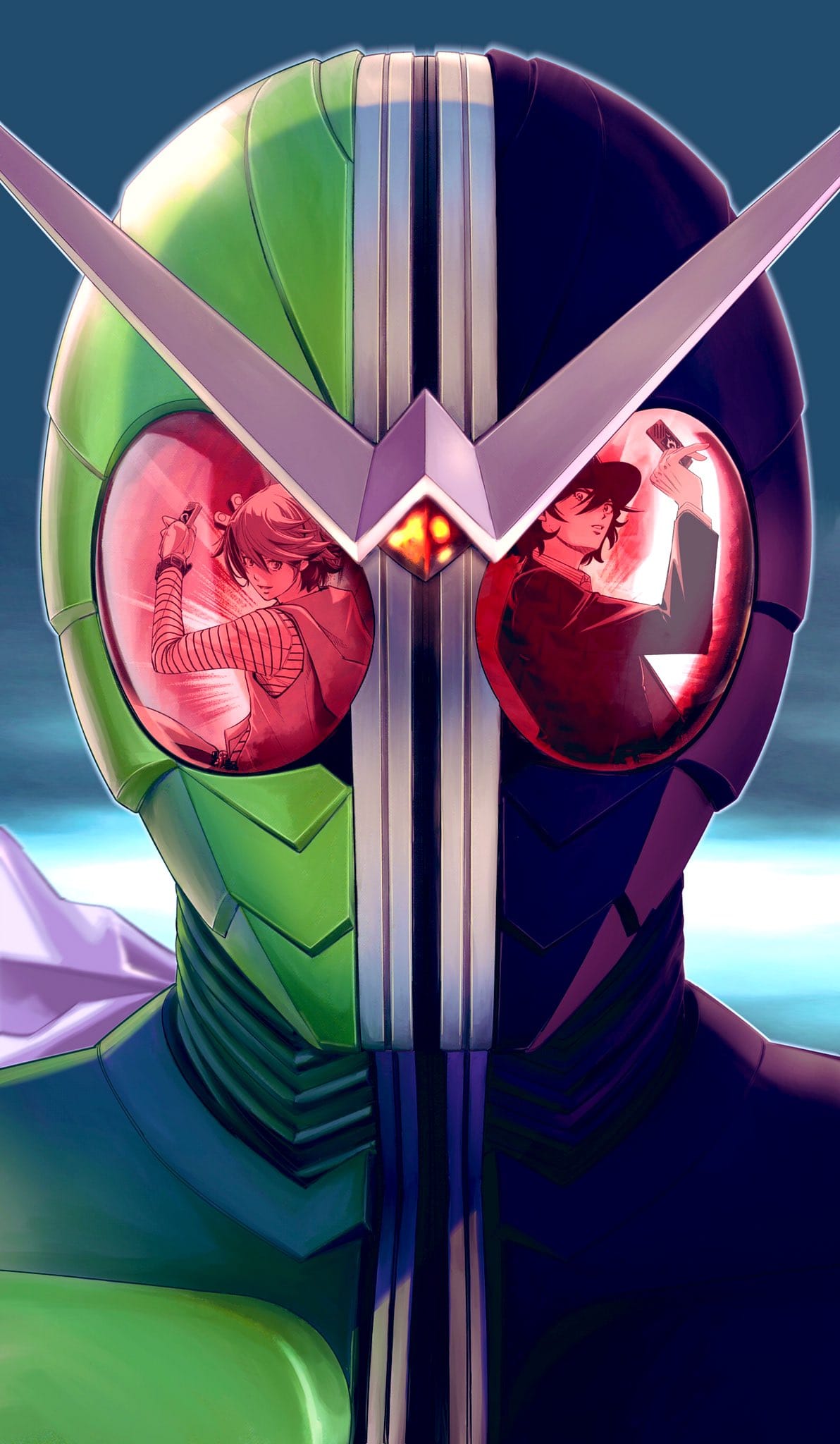 むみん様　レポート Kamen Rider Accel and Double Fang/Metal from Fuuto Pi manga
