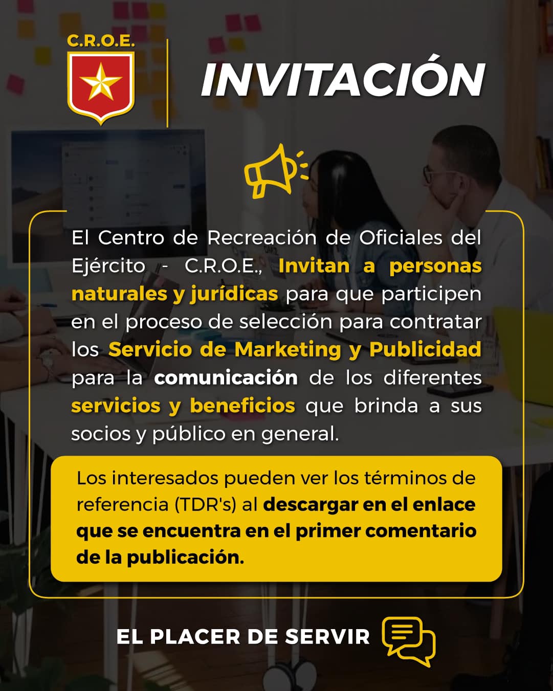 CROE - El centro de Recreación de Oficiales del Ejército CROE invita a ...