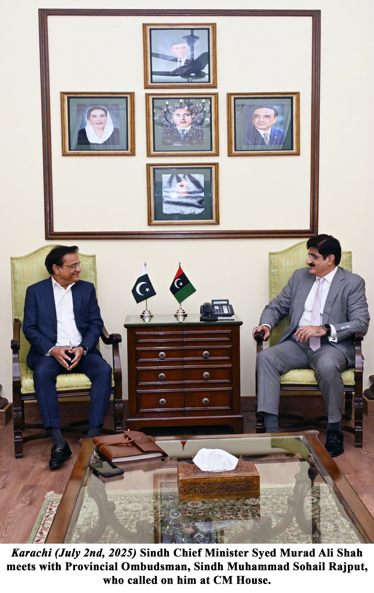 Sindh - Karachi (July 2nd, 2025) Sindh Chief Minister Syed Murad Ali ...
