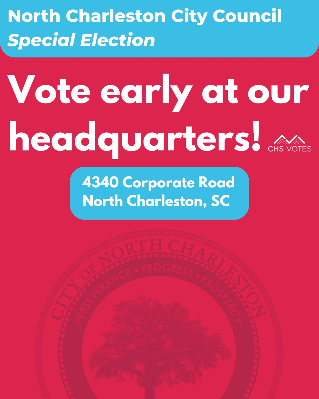 The early voting period is now open for the North Charleston City ...