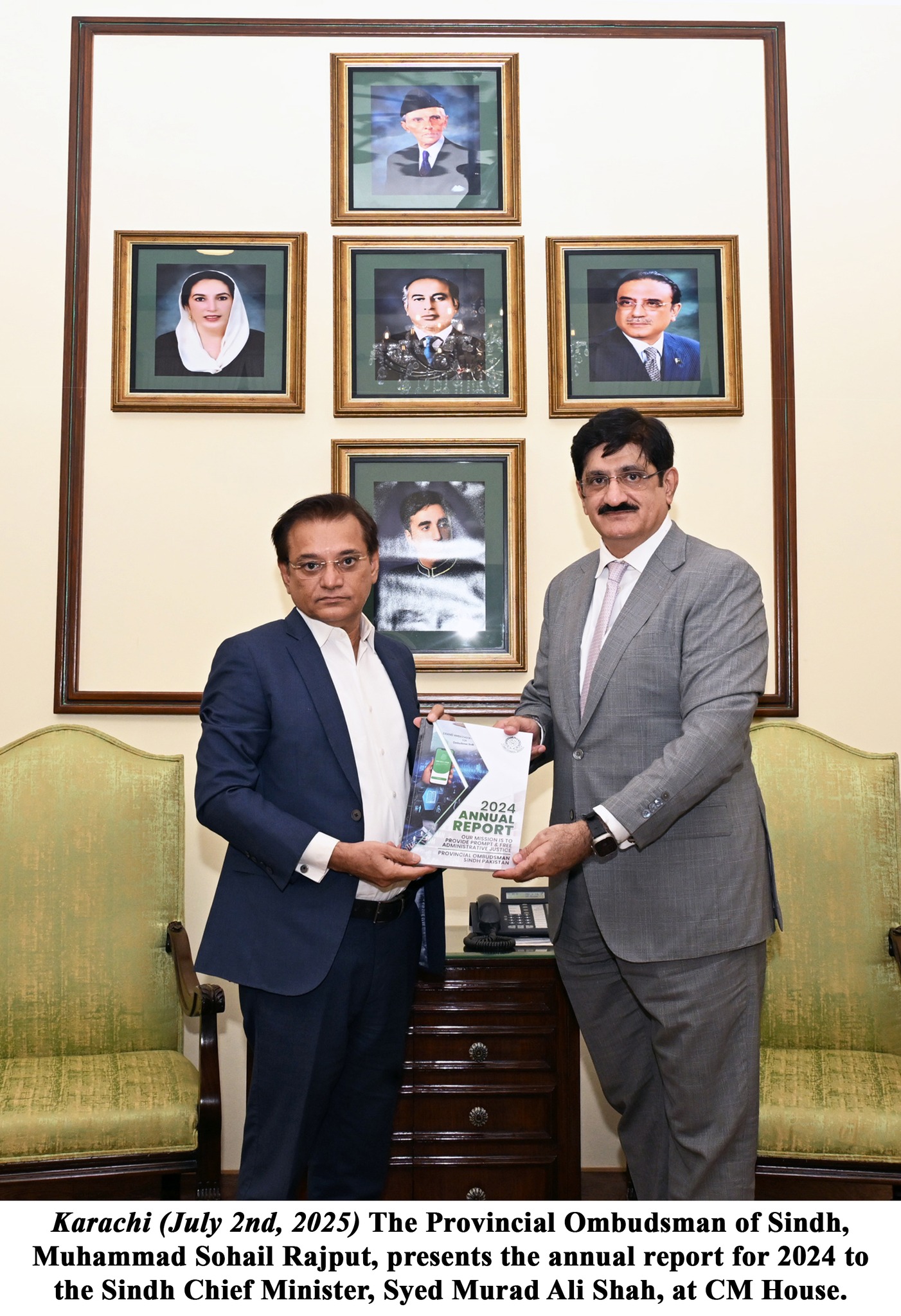 Sindh - Karachi (July 2nd, 2025) The Provincial Ombudsman of Sindh ...