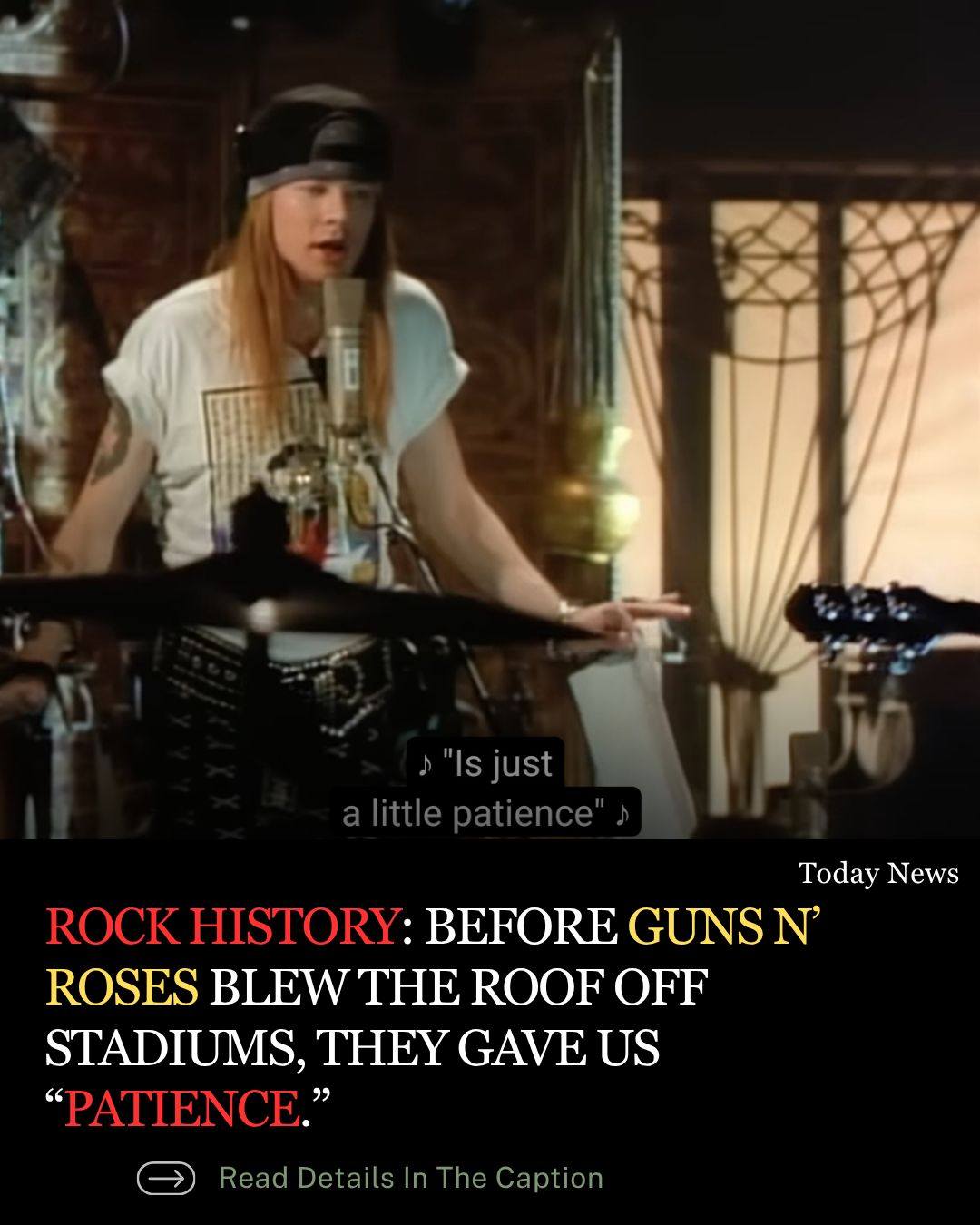 Patience - Gun's N' Roses ❤️ Released in 1989 on G N' R Lies