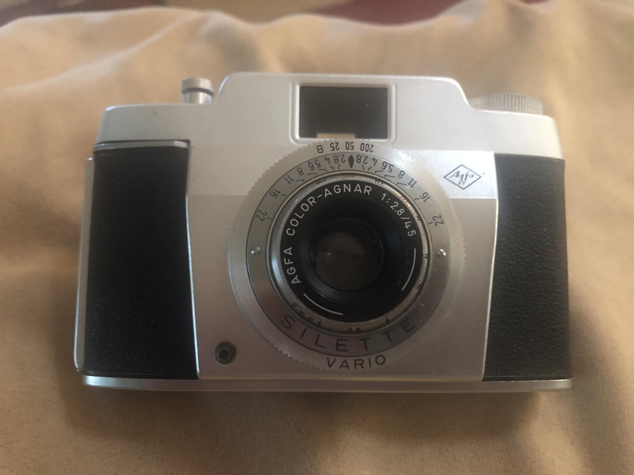 Agfa Silette Vario f2.8 45mm camera advance issues