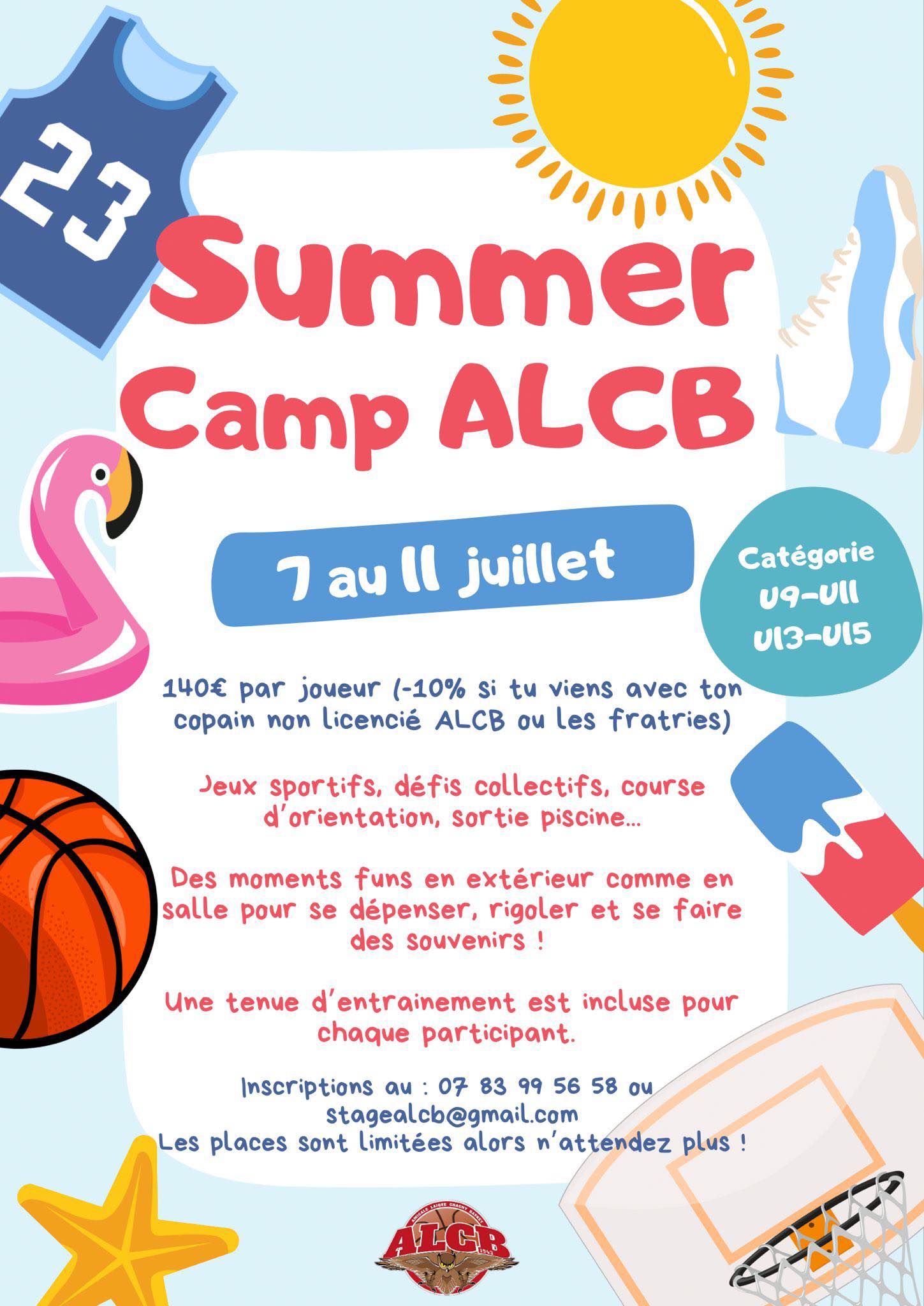 🔴⚪️ SUMMER CAMP ALCB ⚪️🔴... - Amicale Laïque Chagny Basket | Facebook